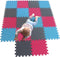 Synx Tools Puzzelmat foam Speelmat Baby - Kruipmat - Extra groot XXL 36Delig - Babygyms - Speelkleed baby Speeltapijt 180x180x1 cm - Fitnessmatten - Sport en bewegen - Babygym - Baby Speelgoed - Kinderspeelgoed mat