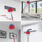 Synx Tools Ragebol met telescoopsteel -Plumeau - Stoffer - spinnenrager met telescoopsteel 175 cm - Plumeaus - Rood/Blauw - Uitschuifbaar - Duster