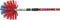 Synx Tools Ragebol met telescoopsteel -Plumeau - Stoffer - spinnenrager met telescoopsteel 175 cm - Plumeaus - Rood/Blauw - Uitschuifbaar - Duster