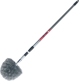 Synx Tools ragebol met telescoopsteel - Stoffer - Plumeau - spinnenrager met telescoopsteel 175 cm - Grijs - Plumeaus - Uitschuifbaar - Duster