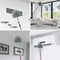 Synx Tools ragebol met telescoopsteel - Stoffer - Plumeau - spinnenrager met telescoopsteel 175 cm - Grijs - Plumeaus - Uitschuifbaar - Duster