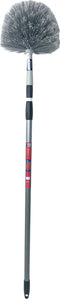 Synx Tools ragebol met telescoopsteel - Stoffer - Plumeau - spinnenrager met telescoopsteel 175 cm - Grijs - Plumeaus - Uitschuifbaar - Duster