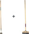 Synx Tools Rechte Schoffel 12cm Met Staal 160cm + Staaldraad Bezem Met Staal 150cm - Schoffel - Staaldraad