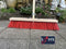 Synx Tools Rechte schoffel 16cm & Synx Tools Straatbezem Nylon 60cm - Onkruidverwijderaar - Schoffel met Steel - 170 cm steel met Hilt - Hark - Onkruidbestrijding - Bezem met steel 160 cm