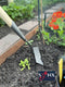 Synx Tools Rechte schoffel 16cm & Synx Tools Straatbezem Nylon 60cm - Onkruidverwijderaar - Schoffel met Steel - 170 cm steel met Hilt - Hark - Onkruidbestrijding - Bezem met steel 160 cm