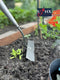 Synx Tools Rechte Schoffel 22cm met Steel 160cm + Tuinkrabber 3 Tanden met Steel 150cm - Tuinkrabber - Rechte Schoffel 22cm