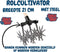 Synx Tools Rolcultivator 21 cm - Cultivator - Bodembewerkers - gazonmest - gazonbeluchter - hark - harken met steel 150cm