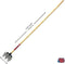 Synx Tools Rolcultivator 21 cm - Cultivator - Bodembewerkers - gazonmest - gazonbeluchter - hark - harken met steel 150cm