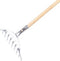 Synx Tools Rozenhark metaal Hark - Harken/ Gazonhark - Bladhark - Bodembewerkers - Hark Incl. steel 150cm