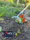 Synx Tools Rozenhark metaal Hark - Harken/ Gazonhark - Bladhark - Bodembewerkers - Hark Incl. steel 150cm