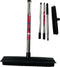 Synx Tools Rubberen bezem met steel 120 cm 2 in 1 - kappersbezem - Bezem met Verstelbare Steel - Verstelbare Steel (tot 120 cm) - Ingebouwde vloertrekker - rubberen bezem met steel