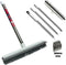 Synx Tools Rubberen Bezem Met Steel 120 cm 2 in 1 - Kappersbezem - Bezems - Huisdierhaar verwijderaar - Bezem binnen & buiten - Huisdierhaar verwijderaar - Vloertrekker met steel 120 cm - Zachte Bezem