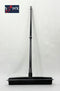 Synx Tools Rubberen Bezem met steel Zwart - Kappersbezem - 30cm - Pet hair remover bezems - Bezem binnen & buiten - Huisdierhaar verwijderaar - Verstelbaar Steel 60/120 cm