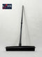 Synx Tools Rubberen Bezem met steel Zwart - Kappersbezem - 30cm - Pet hair remover bezems - Bezem binnen & buiten - Huisdierhaar verwijderaar - Verstelbaar Steel 60/120 cm