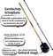 Synx Tools Schepbats met steel 130 cm Deux Zandschop - Zandschep - NR2 - Schoppen / schop - Spades / spade - Schep / Bodembewerkers - Tuingereedschap - Essenhouten Steel 130cm