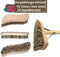Synx Tools Schrobbezem Union Luiwagen + Werkhandborstel Union Set - Multipack set - Schrobber - Schoonmaakbezem - Schrobborstels - Incl. Steel 150 cm