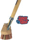 Synx Tools Schrobbezem Union mix Nylon extra hard - Luiwagen met steel - borstel met steel - 22cm - Schrobborstel - Tegel Bezem Schrobber- Bezemsteel - Schoonmaakbezem - Schrobborstels - Bezems Met Steel 150 cm