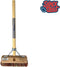 Synx Tools Schrobbezem Union mix Nylon extra hard - Luiwagen met steel - borstel met steel - 22cm - Schrobborstel - Tegel Bezem Schrobber- Bezemsteel - Schoonmaakbezem - Schrobborstels - Bezems Met Steel 150 cm