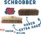 Synx Tools Schrobbezem Union mix Nylon Luiwagen extra hard 22cm - Schrobborstel - Tegel Bezem Schrobber- Schoonmaakbezem - Schrobborstels - Zonder Steel
