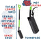 Synx Tools Spade ERGO - Tuinspade - Spade - Met Opstapje - Spade - Bodembewerkers - Tuinschop - Bats - Schop - Tuinschep Met Steel 110cm