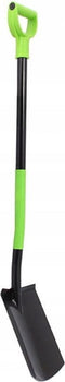 Synx Tools Spade ERGO - Tuinspade - Spade - Met Opstapje - Spade - Bodembewerkers - Tuinschop - Bats - Schop - Tuinschep Met Steel 110cm