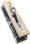 Synx Tools Staaldraad bezem 30 cm - Straatbezem - Onkruidbezem Van Staalbezem - Buitenbezem -met steelhouder - Zonder steel
