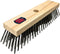 Synx Tools Staaldraad bezem - Bezems - Buitenbezem - staaldraad - Schrobbezem - zonder steel