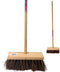Synx Tools Stadsbezem 30 cm - Bezem - Bezems - Buitenbezem - Buitenveger - Veger - Steel 150 cm - Harde natuurvezels - Straatbezem - Tuinbezem