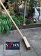 Synx Tools Stadsbezem 30 cm - Bezem - Bezems - Buitenbezem - Buitenveger - Veger - Steel 150 cm - Harde natuurvezels - Straatbezem - Tuinbezem