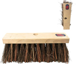 Synx Tools Stadsbezem 30 cm - Bezem - Buitenveger - Veger - natuurvezels - Straatbezem - Bezems - Buitenbezem - Tuinbezem - Zonder Steel