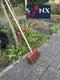Synx Tools StadsBezem Bassin - 30cm - Rode kap - Straatbezem - Buiten bezem / veger - Schoonmaakartikel - Bezems met steel 150 cm