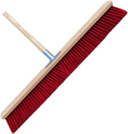 Synx Tools Stal bezem 80cm incl. Steel 150 cm - Kunststof bezem - Straatbezem - Bezemsteel - Schrobborstels - Bezems - Buitenbezem - stalbezem - Nylon