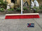 Synx Tools Stal bezem 80cm incl. Steel 150 cm - Kunststof bezem - Straatbezem - Bezemsteel - Schrobborstels - Bezems - Buitenbezem - stalbezem - Nylon