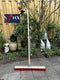 Synx Tools Stal bezem 80cm incl. Steel 150 cm - Kunststof bezem - Straatbezem - Bezemsteel - Schrobborstels - Bezems - Buitenbezem - stalbezem - Nylon