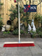 Synx Tools Stal bezem 80cm incl. Steel 150 cm - Kunststof bezem - Straatbezem - Bezemsteel - Schrobborstels - Bezems - Buitenbezem - stalbezem - Nylon