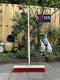 Synx Tools Stal bezem Nylon 60 cm Buiten Bezem incl. Steel 150 - Straatbezem Kunststof haren - Stalbezem - Bezems - Buitenbezem - schoonmaak