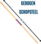 Synx Tools stalschopsteel 130cm Gebogen - schopsteel - Essenhout - Spadesteel - Schepsteel - Scheppen - Tuinartikelen - bezemsteel -