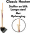 Synx Tools Stoffer en blik met lange steel 97 cm Stoffer & blik - Hout/Metaal - Paardenhaar - stoffer en blik lange steel Classic - duster - stoffer en blik houten stelen 97cm