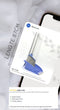 Synx Tools Stoffer en Blik met lange steel Bluemotion - 80 cm - Stofblik en veger - binnenbezem - Blauw - Schoonmaak artikelen - Bezems / Veger en blik- Bodembewerkers - Bezem - Stelen 80cm