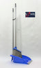 Synx Tools Stoffer en Blik met lange steel Bluemotion - 80 cm - Stofblik en veger - binnenbezem - Blauw - Schoonmaak artikelen - Bezems / Veger en blik- Bodembewerkers - Bezem - Stelen 80cm