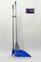 Synx Tools Stoffer en Blik met lange steel Bluemotion - 80 cm - Stofblik en veger - binnenbezem - Blauw - Schoonmaak artikelen - Bezems / Veger en blik- Bodembewerkers - Bezem - Stelen 80cm