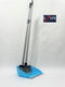 Synx Tools Stoffer en Blik met lange steel Maria Baby Blauw - Stoffer Blik set - Stofblik en veger - Stoffer & blik open model met lange stelen - Bezem / Veger en blik met lange steel 76 cm