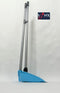 Synx Tools Stoffer en Blik met lange steel Maria Baby Blauw - Stoffer Blik set - Stofblik en veger - Stoffer & blik open model met lange stelen - Bezem / Veger en blik met lange steel 76 cm