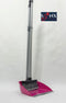 Synx Tools Stoffer en Blik met lange steel Maria Paars - Stoffer Blik set - Stofblik en veger - Stoffer en blik open model met lange stelen - Bezem / Veger en blik met lange steel 76 cm