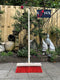 Synx Tools Straatbezem - Nylon 40cm - Veger - Stadsbezem - Bezem - Buitenbezem - Tuinartikelen - Bezem met steel 160 cm