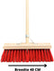 Synx Tools Straatbezem - Nylon 40cm - Veger - Stadsbezem - Bezem - Buitenbezem - Tuinartikelen - Bezem met steel 160 cm