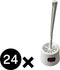 Synx Tools Toiletborstel Bedrijfspakket 24 stuks - Toiletborstels - toiletrolhouder - toiletborstel met houder - toiletborstelhouder - 100% Gerecycled - Set van 24 stuks