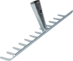 Synx Tools Tuinhark 12 Tanden verzinkt Hark - Harken - Bladharken - Bodembewerkers - Onkruidverwijderaar - Tuinartikelen - Zonder Steel