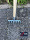 Synx Tools - Tuinhark - 8 Tanden verzinkt - Hark - Harken - Bladharken - Bodembewerkers - Onkruidverwijderaar - Tuinartikelen - Compleet Incl. 150cm steel