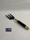 Synx Tools Tuinvork Mini Spitvork Metaal 36 cm - hark - Mini tuingereedschap - Onkruidverwijderaar - Handgereedschap - Moestuin benodigheden